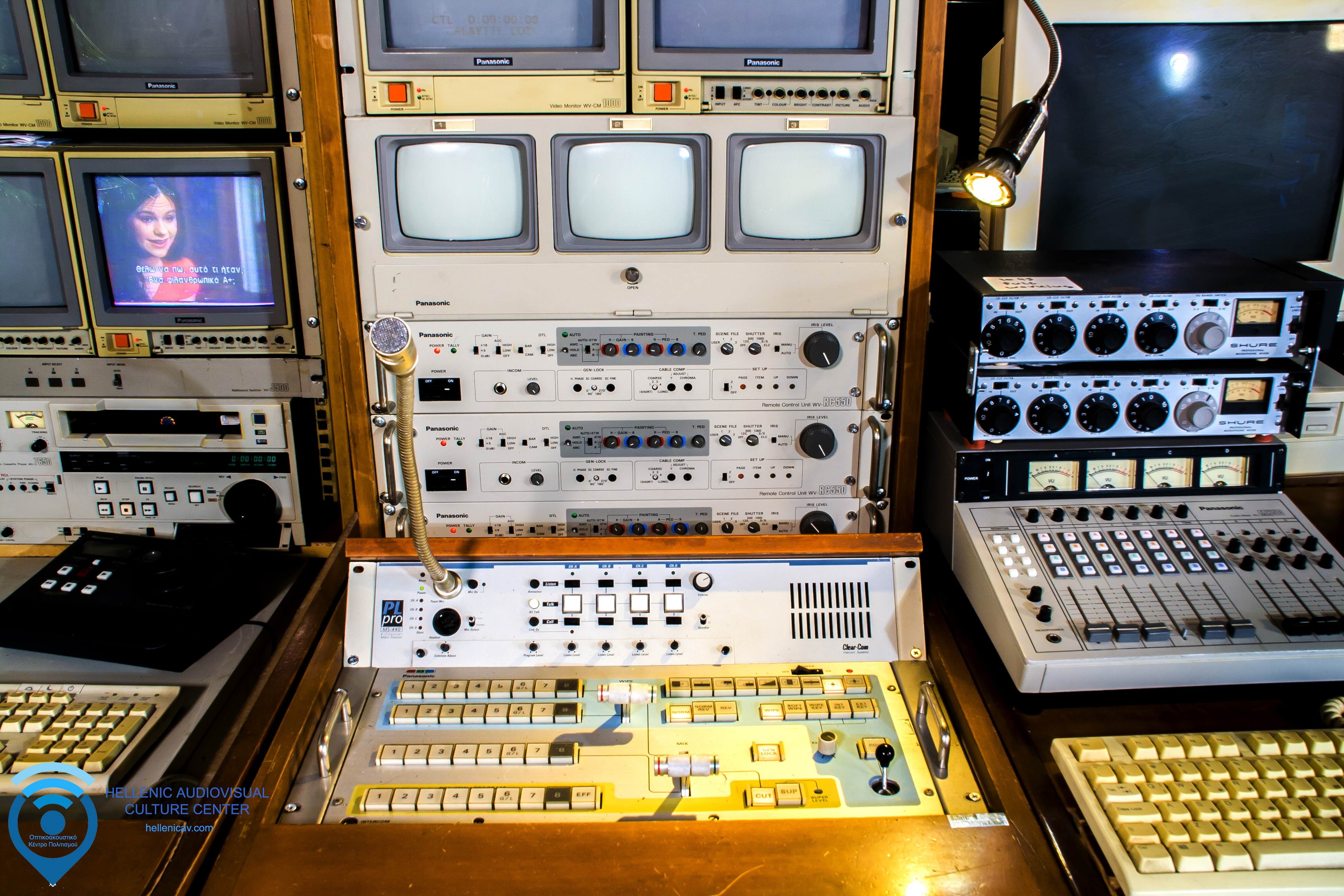 Historical Panasonic Broadcast Control room Historical Panasonic Broadcast Control room